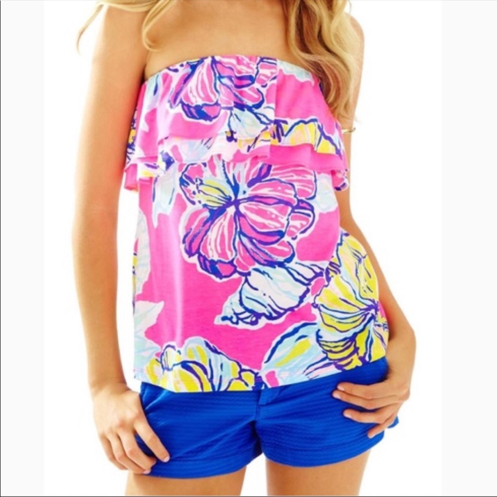 Lily Pulitzer Halter Top (off shoulder)